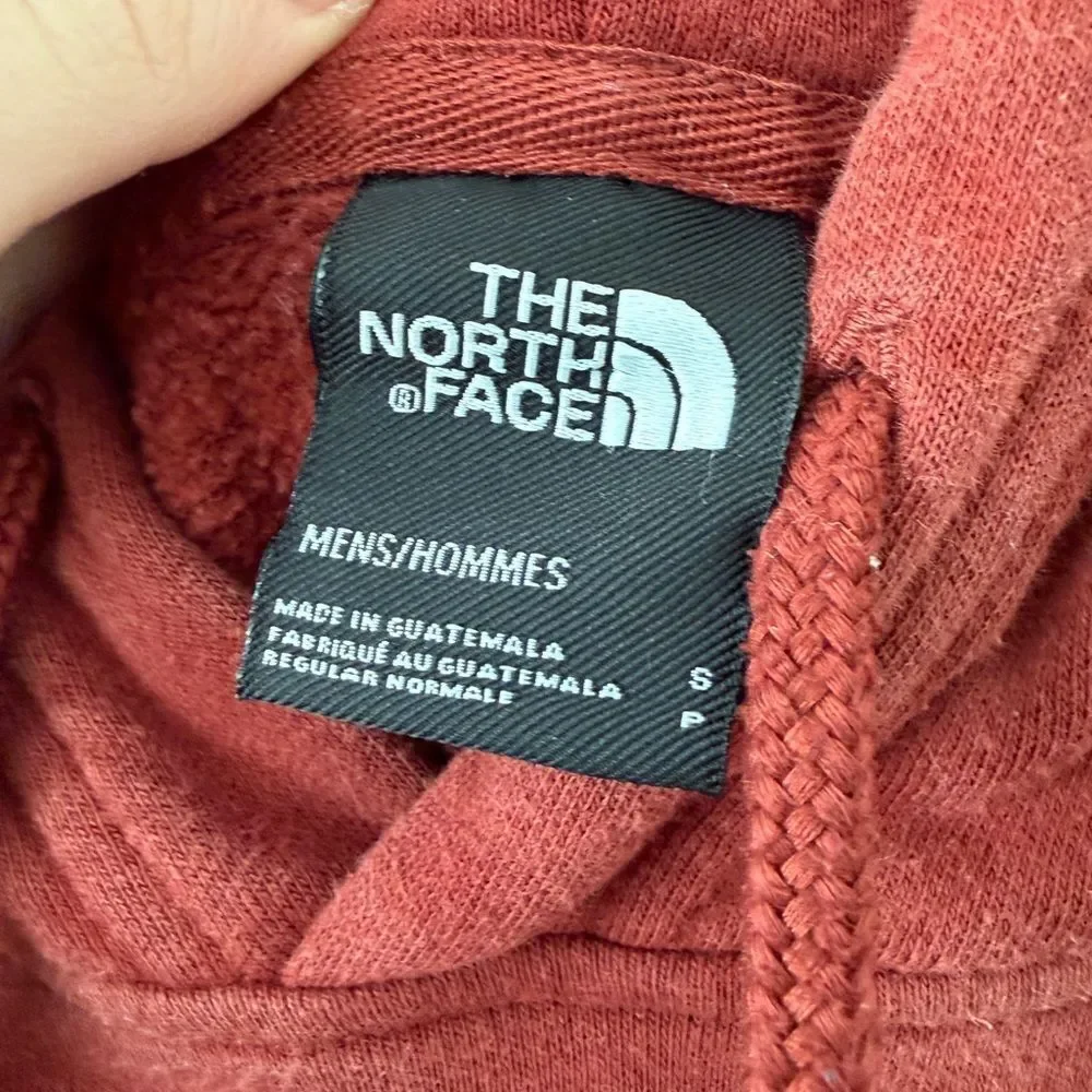 North Face Red’s Never Stop Exploring Hoodie Burnt Orange/Red Mens Size S